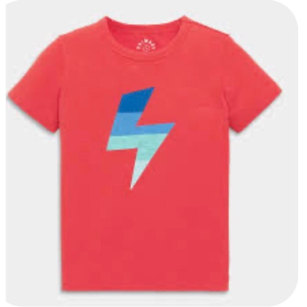 Primary Kids Rainbow Bolt Graphic Tee